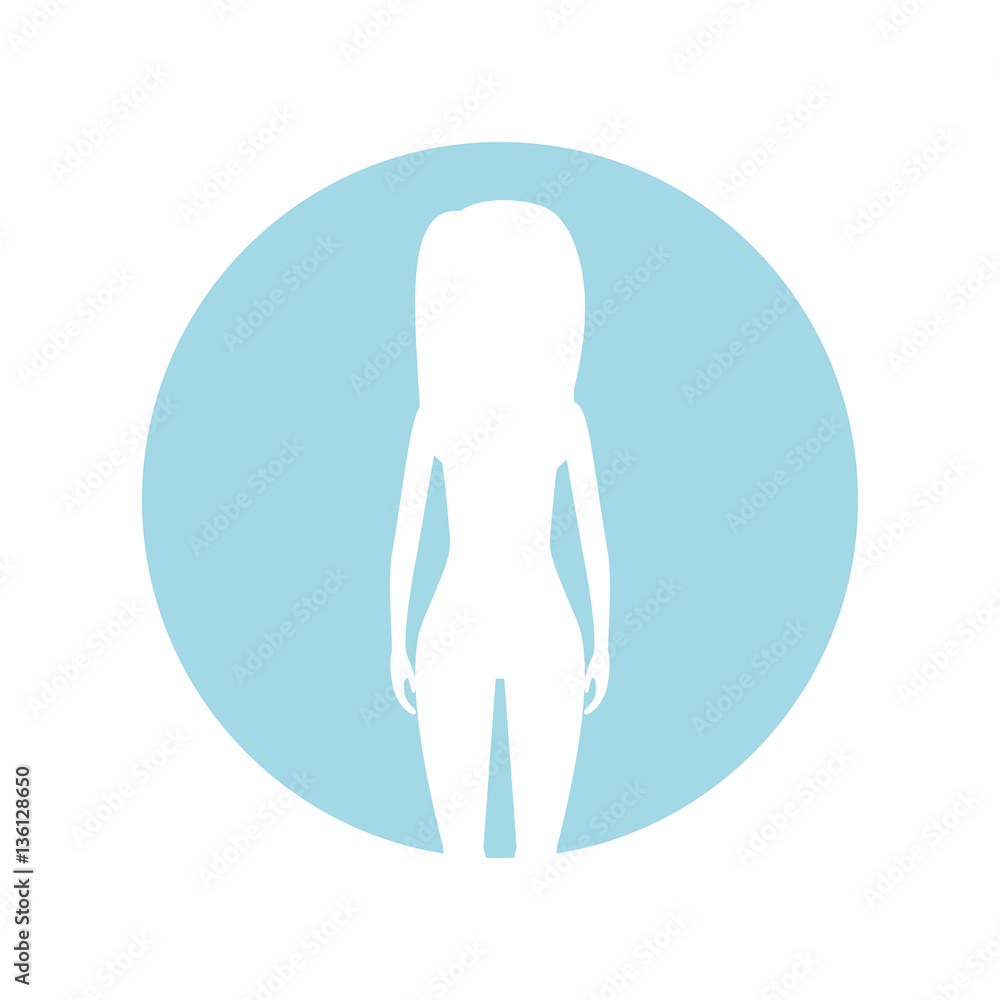 symbol figure body woman icon image, vector illustration symbol figure body woman icon image, vector illustration