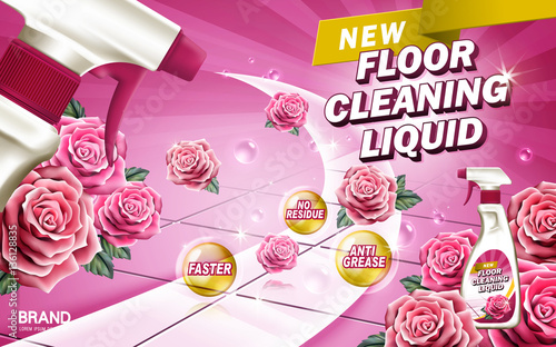 floor detergent ad