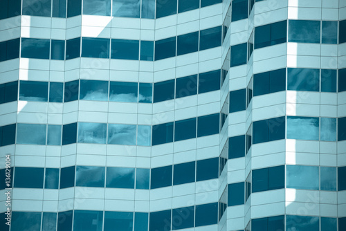 Filtered Modern Office buildings facade texture