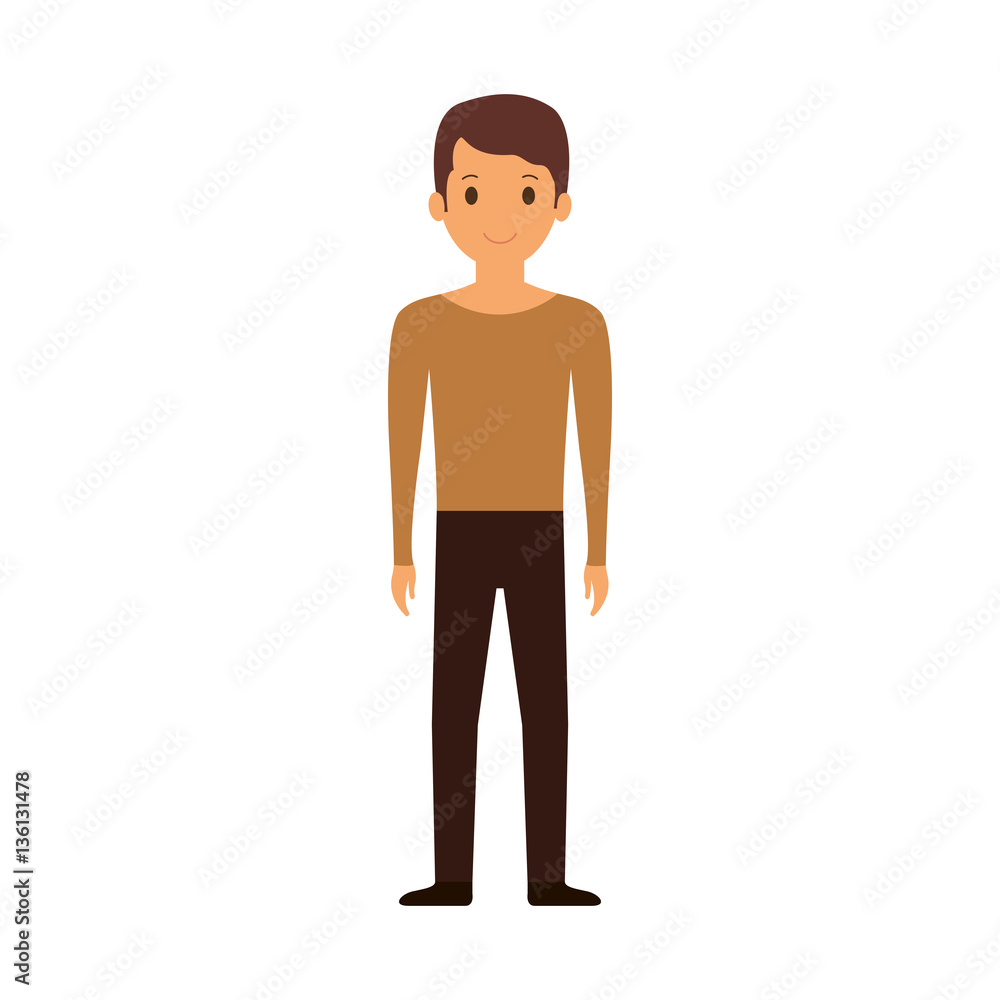 people casual man cloth icon, vector illustration people casual man cloth icon, vector illustration
