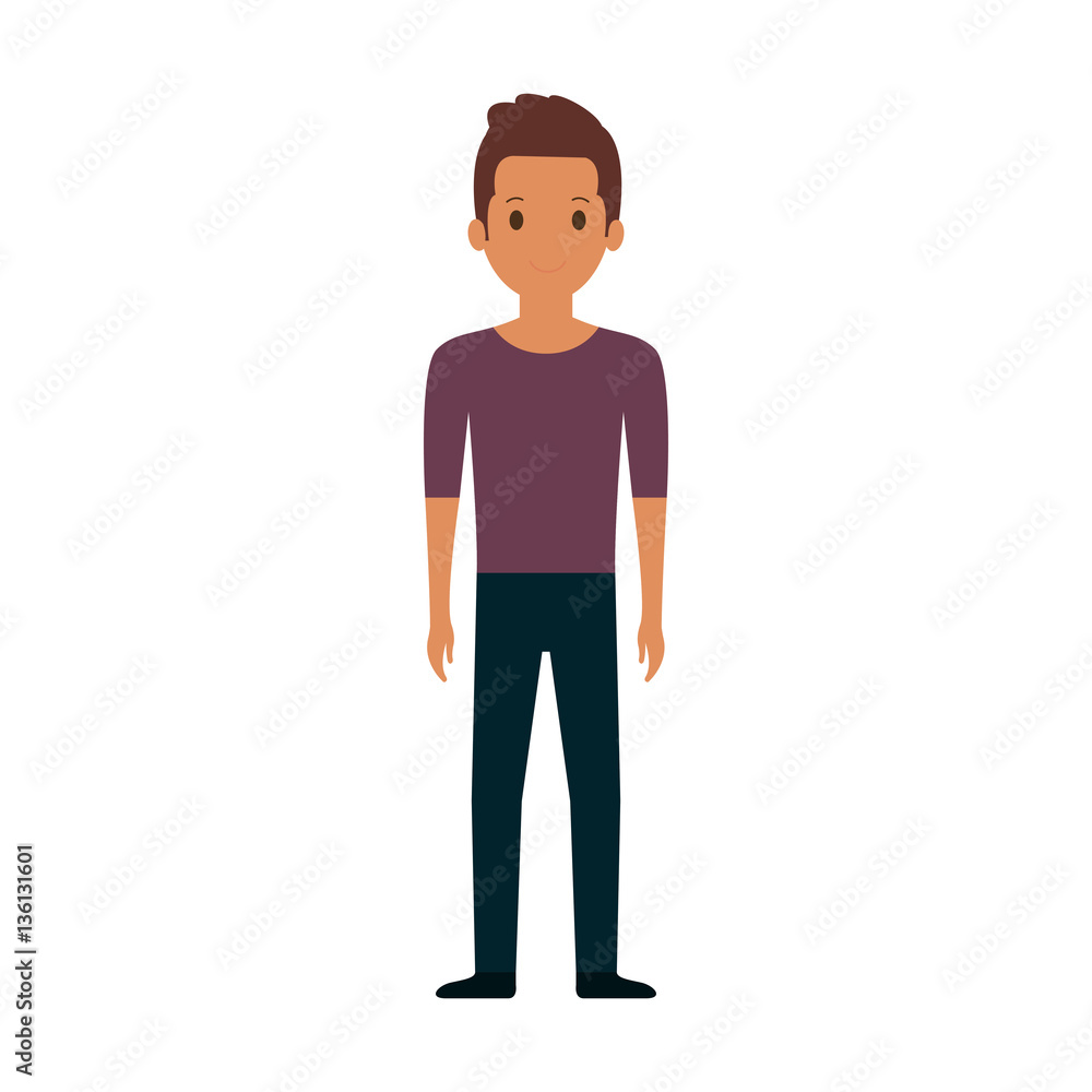 people casual man cloth icon, vector illustration people casual man cloth icon, vector illustration