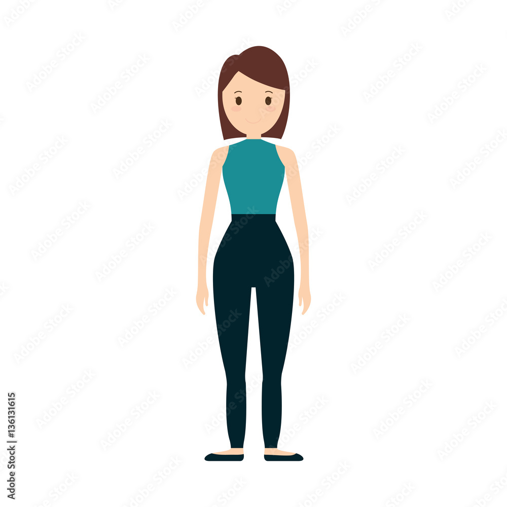 business woman formal cloth icon, vector illustration business woman formal cloth icon, vector illustration