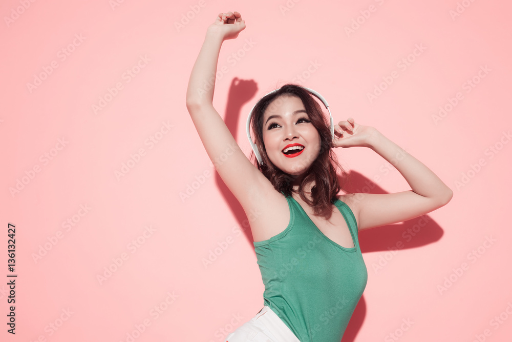 Summer lady. Sexy beautiful asian girl with professional makeup Summer lady. Sexy beautiful asian girl with professional makeup