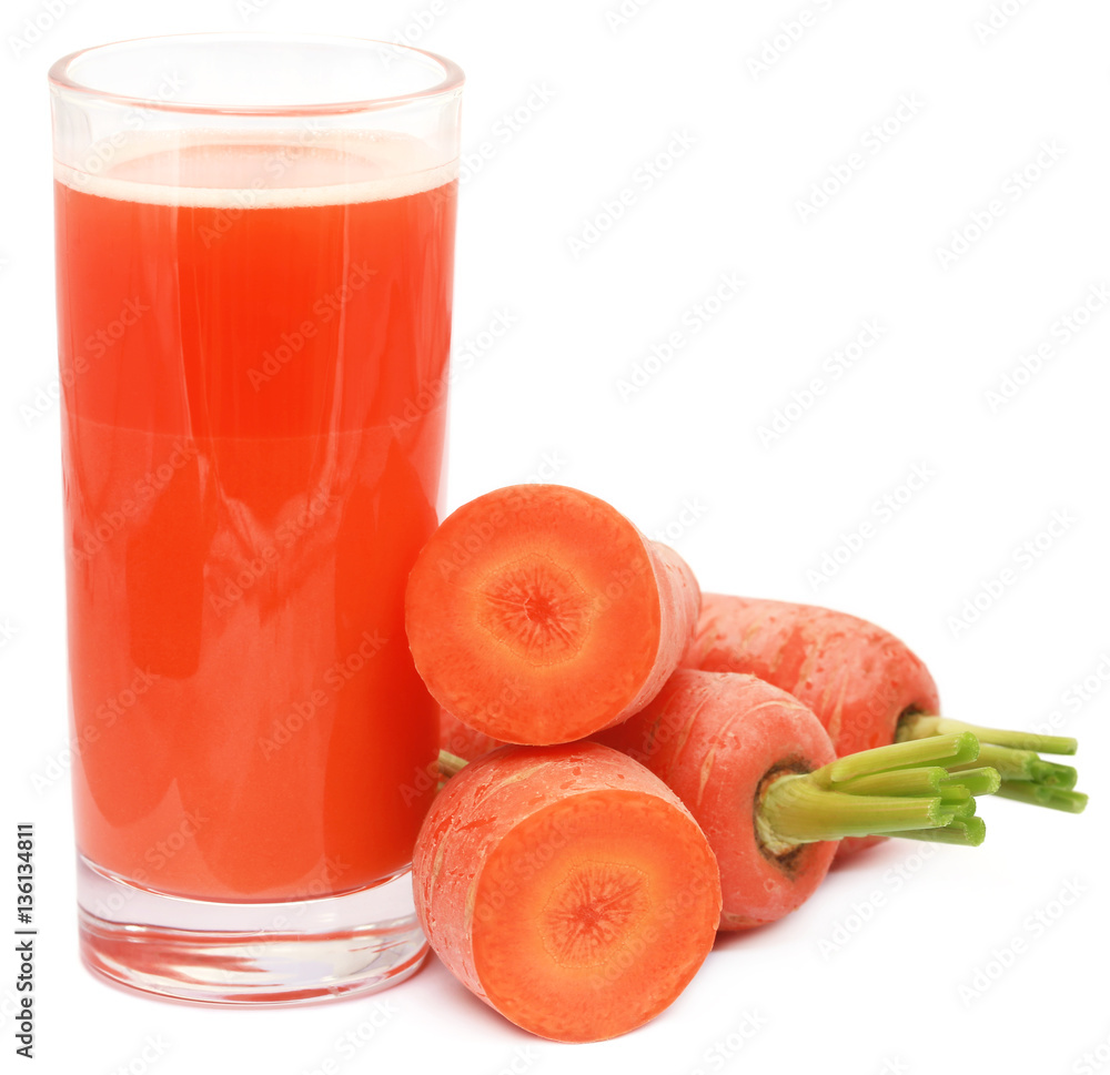 Juice of carrots Juice of carrots
