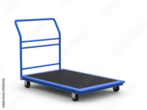 warehouse trolley or platform trolley