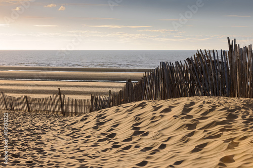 Sand dunes and fences