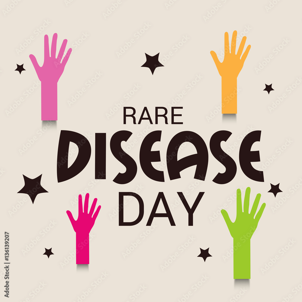 Obraz premium Rare Disease Day.