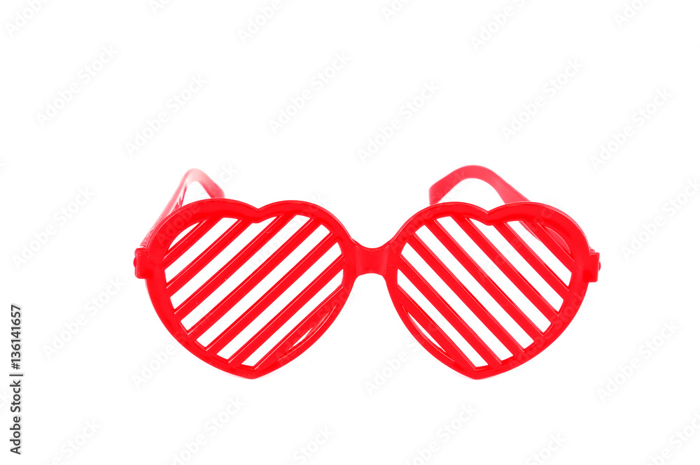 red plastic glasses with heart shape for Valentine’s Day party red plastic glasses with heart shape for Valentine’s Day party