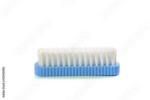 blue brush isolated on white background