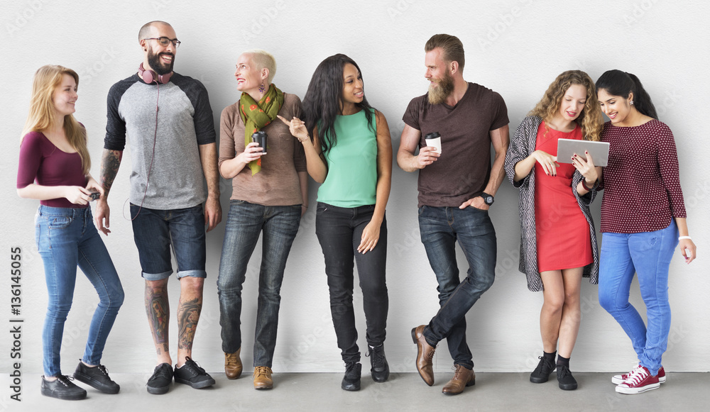 Obraz premium Diverse Group of People Community Togetherness Concept