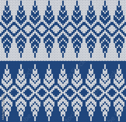 Design Jacquard Fairisle Seamless Knitting Pattern