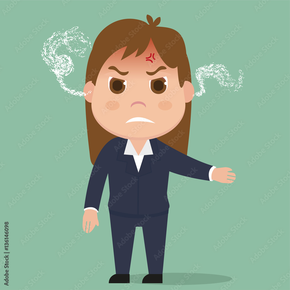 Angry Businesswoman Angry Businesswoman