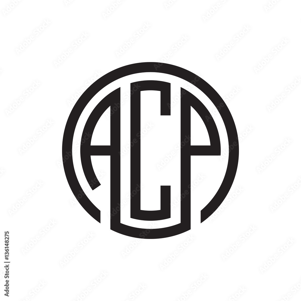 initial three letter logo circle black initial three letter logo circle black