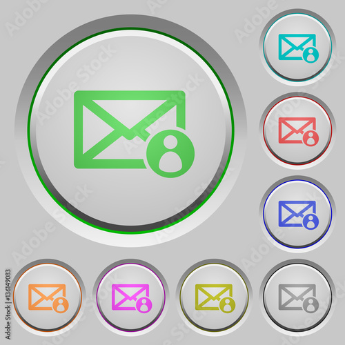 Mail sender push buttons