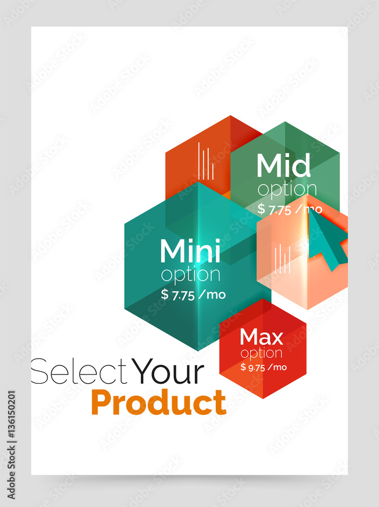 Business a4 brochure or flyer template with options Business a4 brochure or flyer template with options