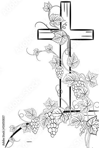 cross and grape 2