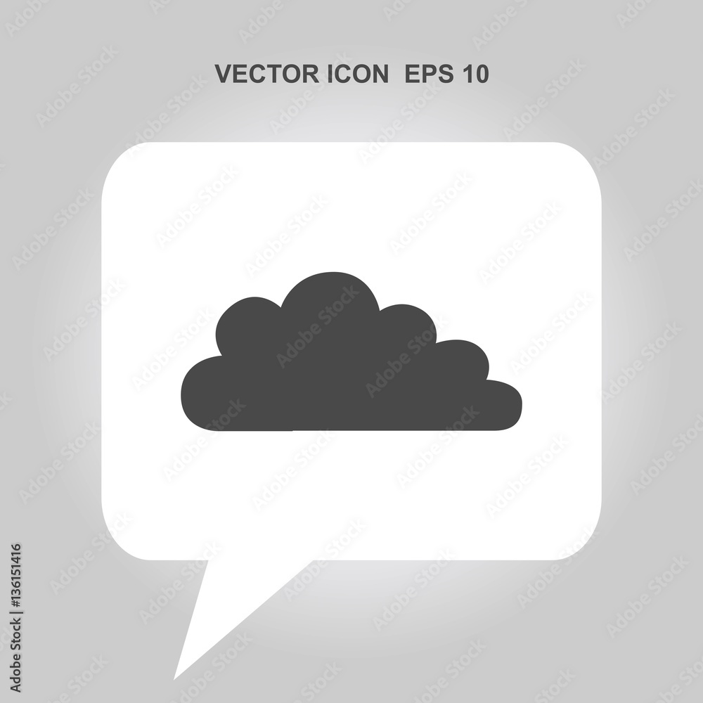 cloud vector icon cloud vector icon