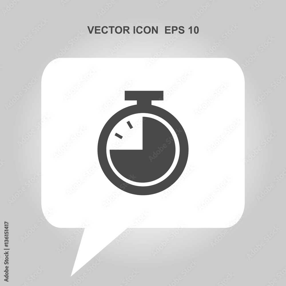 stopwatch vector icon