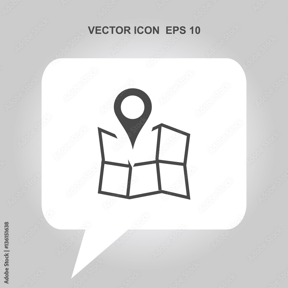 location with map vector icon location with map vector icon