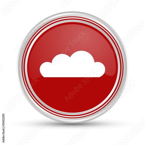 Roter Button - Wolke - Cloud