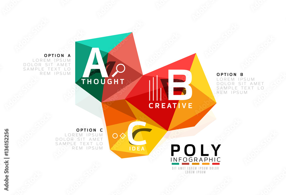 ABC infographics vector ABC infographics vector