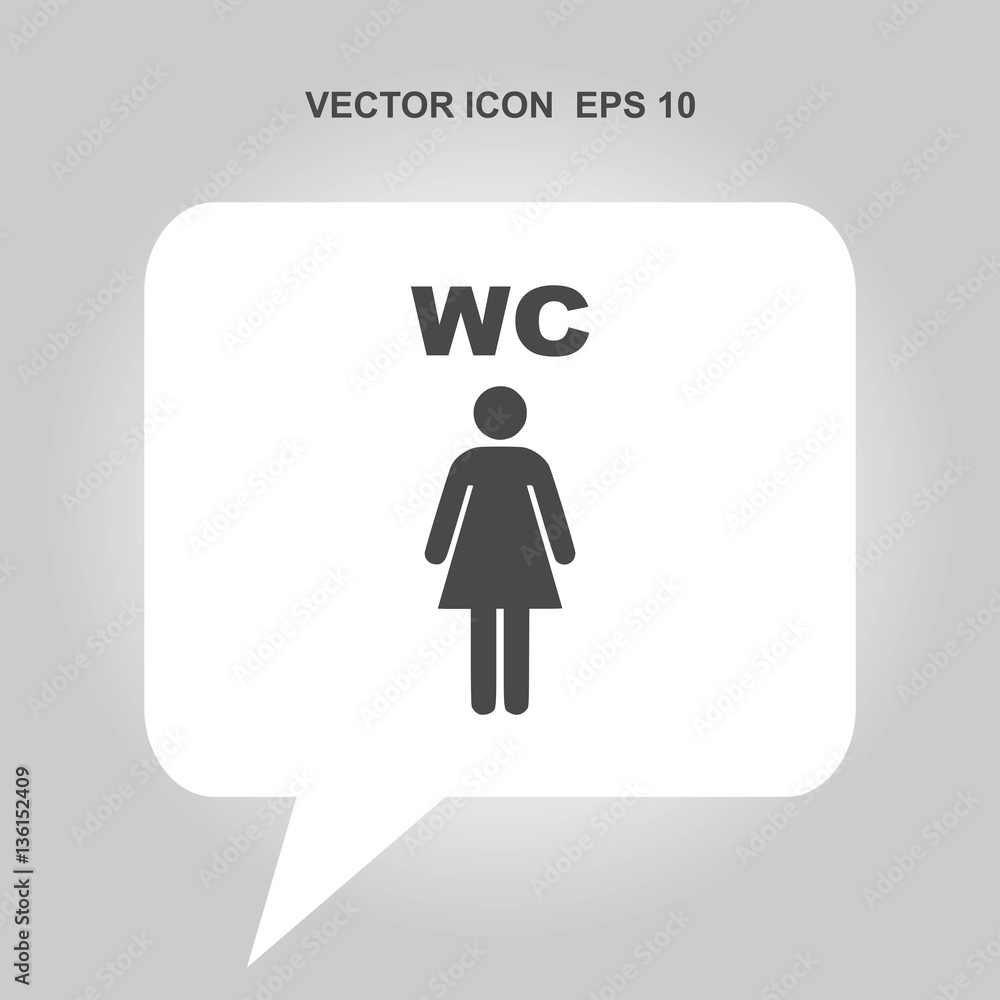 wc vector icon wc vector icon
