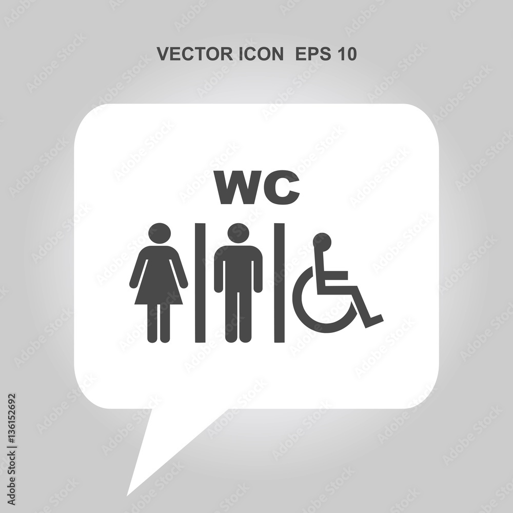 wc vector icon wc vector icon