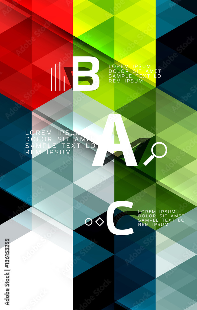 Vector geometric shape background Vector geometric shape background
