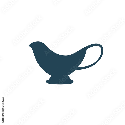 Icon "gravy boat", vector.