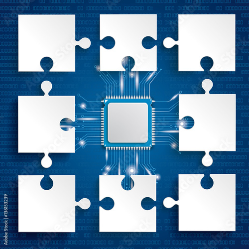 Paper Puzzles Microchip