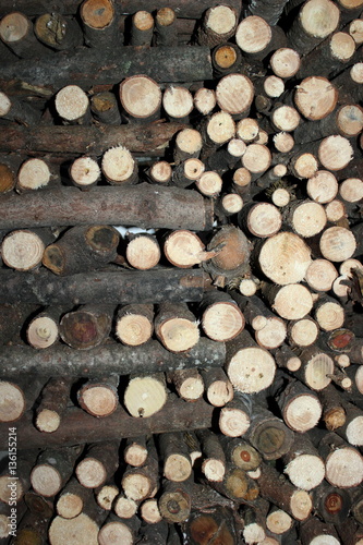 Ein Stapel Holz