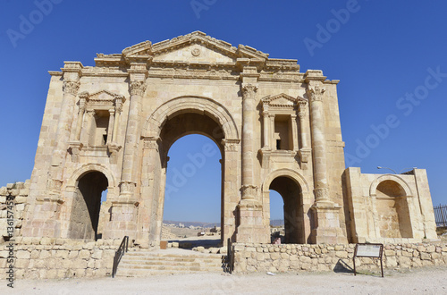 Ruinas de Jerash  antigua ciudad romana  Jordania