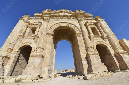 Ruinas de Jerash, antigua ciudad romana, Jordania