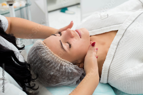 Cosmetic massage, facial treatment.