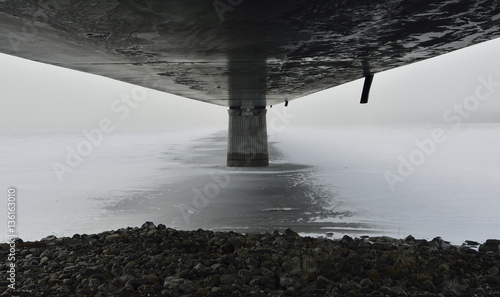 Down under the bridge in my home town in Sweden