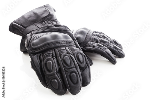 motorcycle glove isolated photo