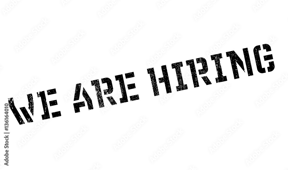 We Are Hiring rubber stamp. Grunge design with dust scratches. Effects can be easily removed for a clean, crisp look. Color is easily changed. We Are Hiring rubber stamp. Grunge design with dust scratches. Effects can be easily removed for a clean, crisp look. Color is easily changed.