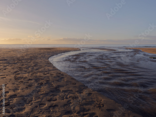 River flows into the Ocean 