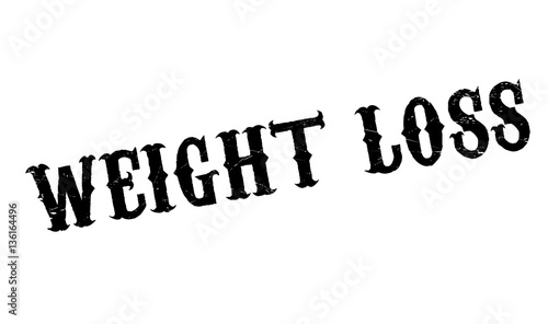 Weight Loss rubber stamp. Grunge design with dust scratches. Effects can be easily removed for a clean, crisp look. Color is easily changed.