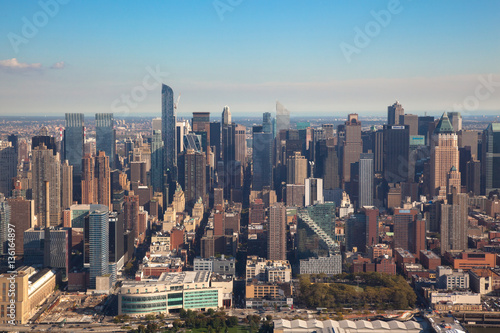 New York skyscrapers. Midtown Manhatten. 