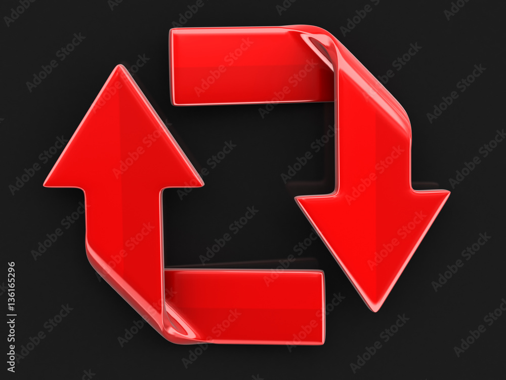 Arrows. Image with clipping path Arrows. Image with clipping path