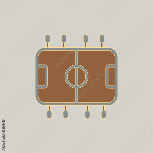 Top View of Table Football