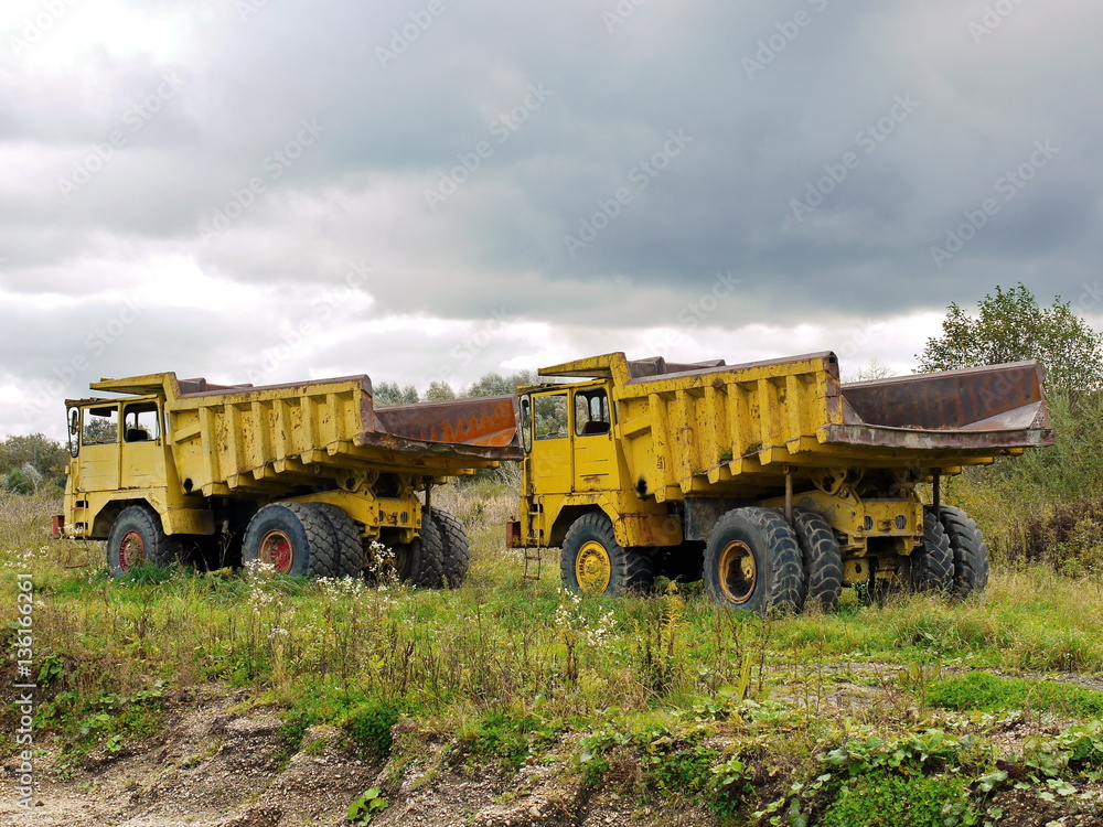Obraz premium Kipper Lkw