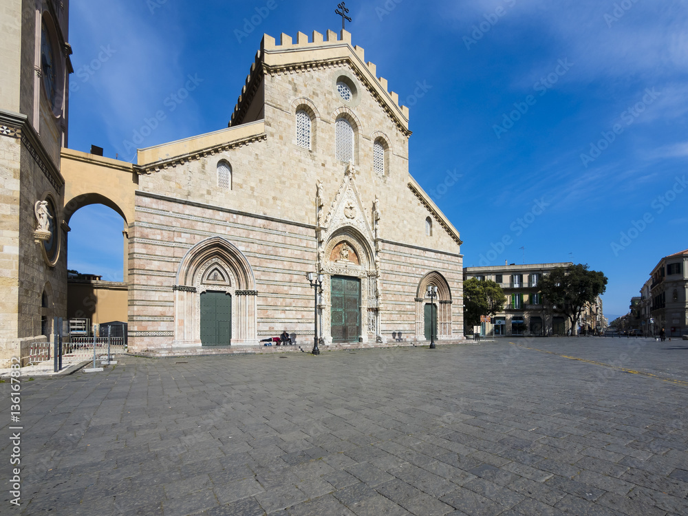 Piazza Duomo mit dem Dom, Messina, Sizilien , Italien,
