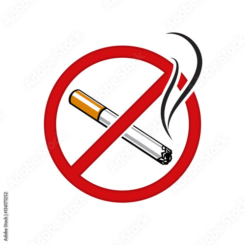 No Smoking sign vector