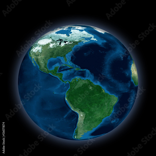 Fototapeta Naklejka Na Ścianę i Meble -  planet earth. Elements of this image furnished by NASA