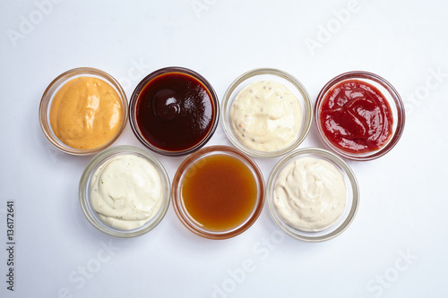 different sauces