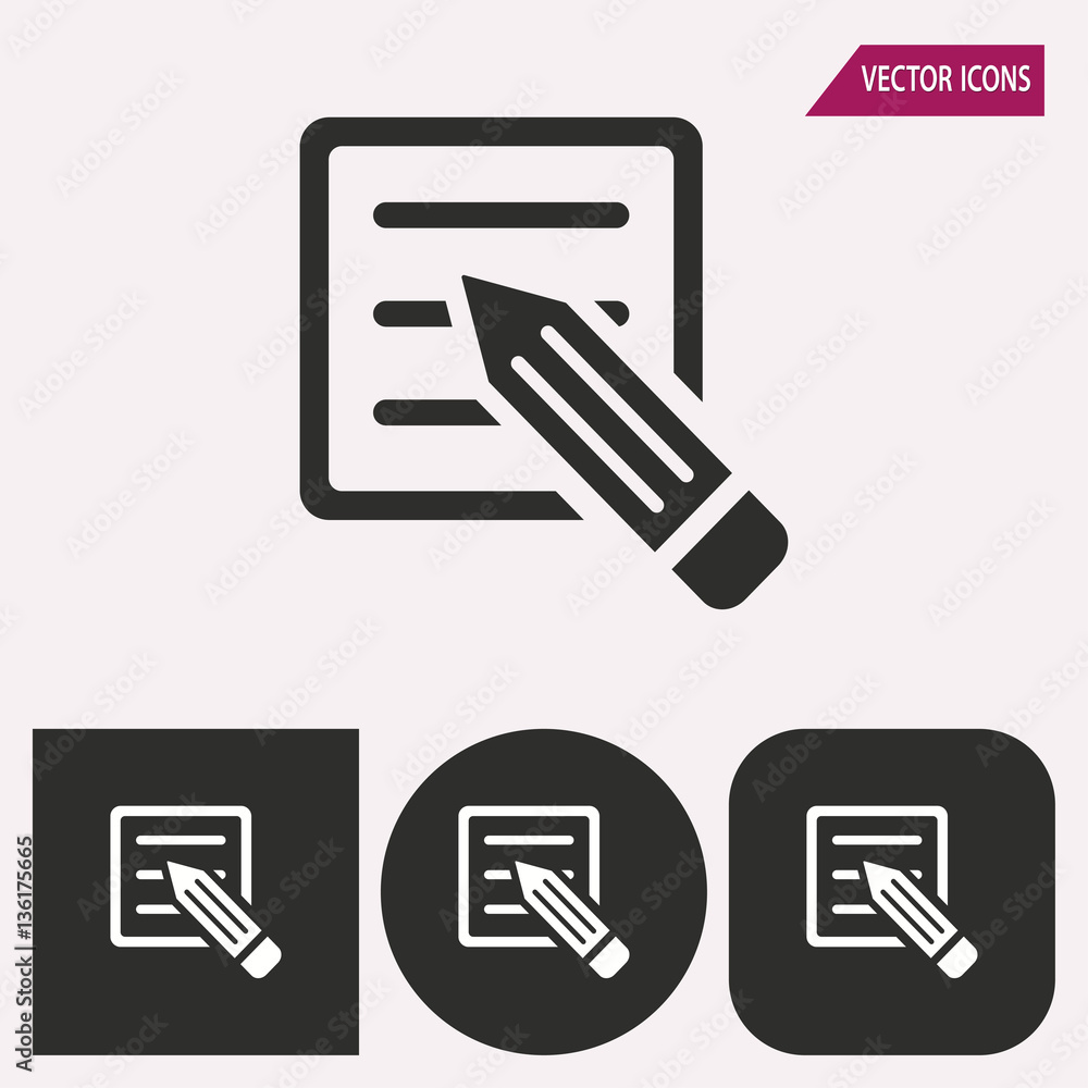Registration - vector icon. Registration - vector icon.