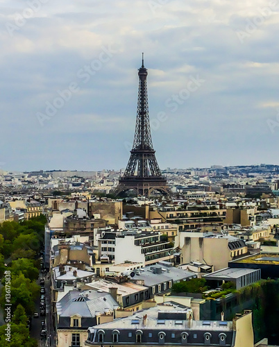 Fototapeta Naklejka Na Ścianę i Meble -  Tour Eiffel. Paris, France