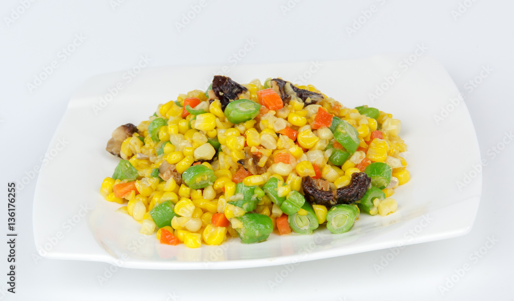 Fried corn Fried corn